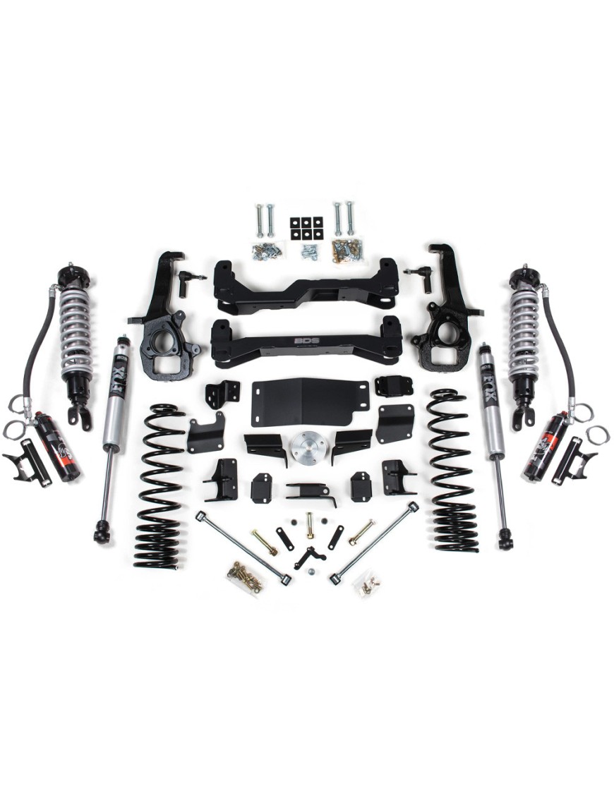 Zestaw zawieszenia BDS z amortyzatorami FOX 2.5 Performance Elite + 2.0 Performance Lift 4" 4WD Standardowa Piasta