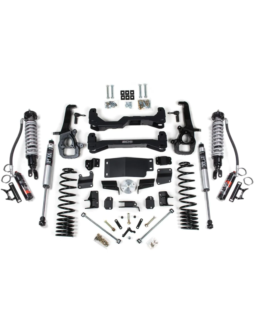Zestaw zawieszenia BDS z amortyzatorami FOX 2.5 Performance Elite + 2.0 Performance Lift 4" 4WD Standardowa Piasta