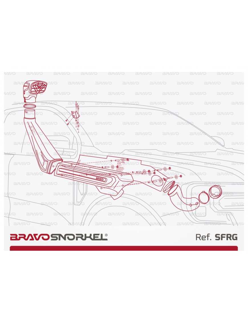 FORD RANGER PX (2023 - ) Bravo Snorkel | Szekla4x4.pl