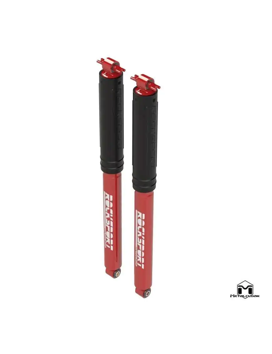 RockSport RED Long Travel Shock, JK Wrangler, Rear, Pair