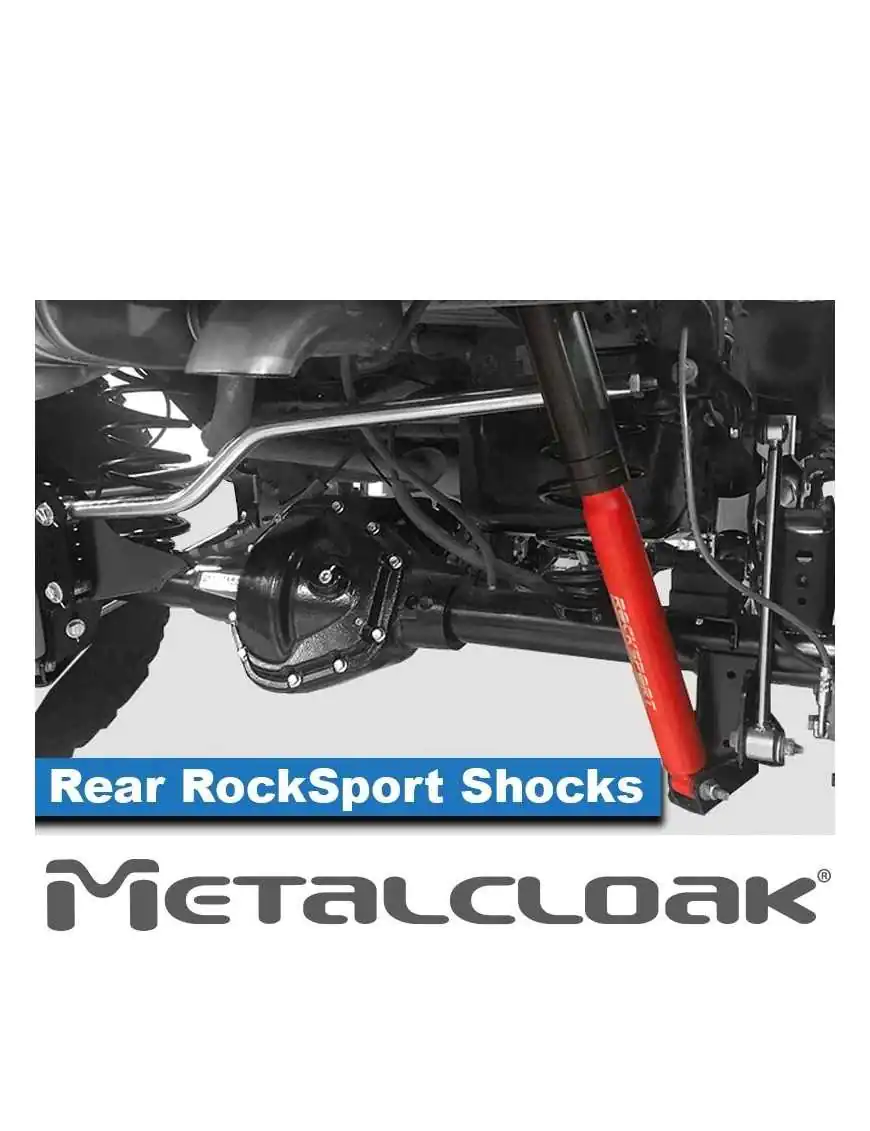 Komplet tylnych amortyzatorów 2,5-5,5" Rocksport Jeep Wrangler JK Metalcloak | Szekla4x4.pl