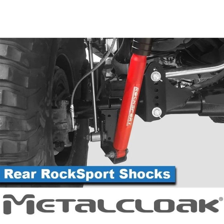 Komplet tylnych amortyzatorów 2,5-5,5" Rocksport Jeep Wrangler JK Metalcloak - ujęcie 3