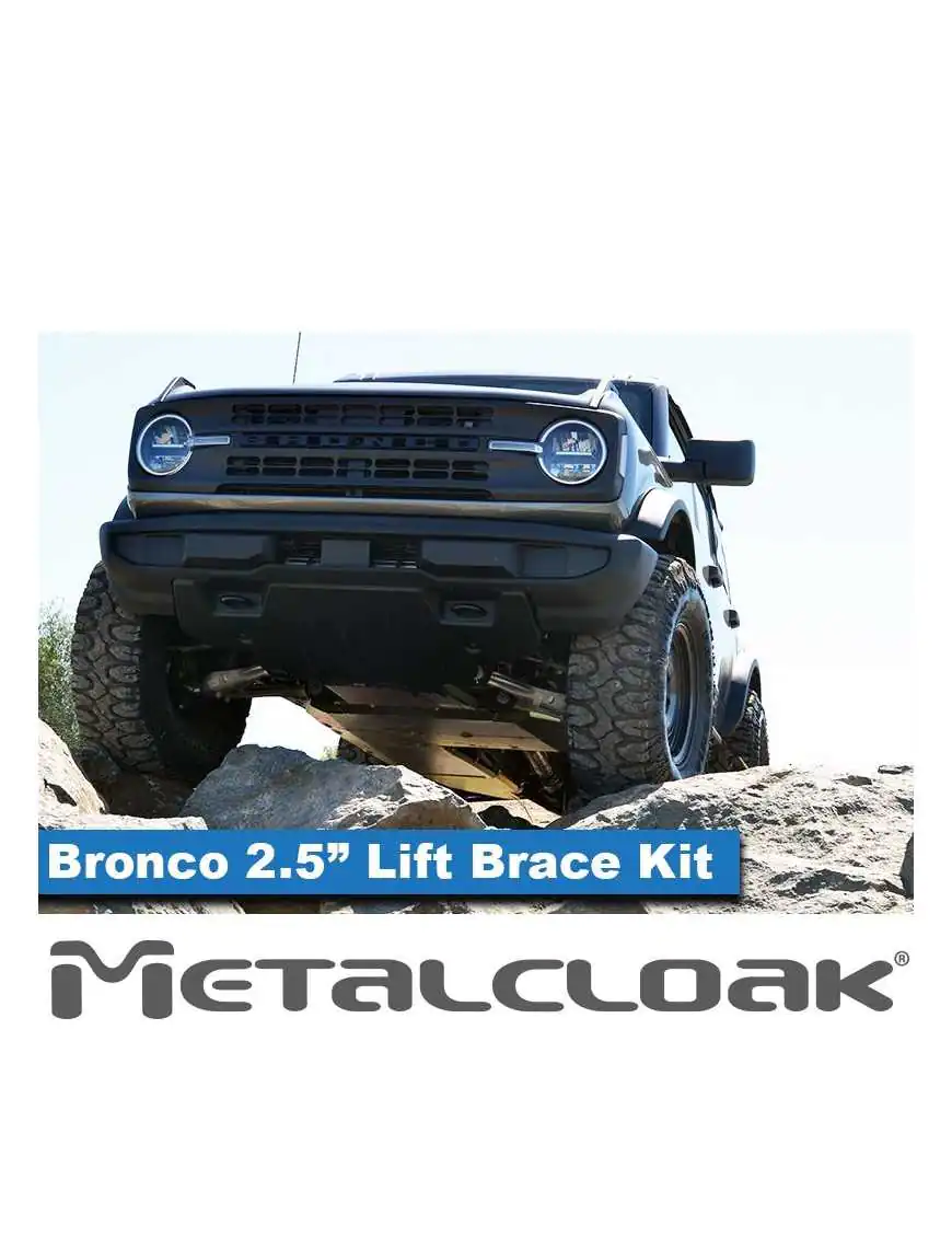 Lift Kit Ford Bronco 6G 2.5" Metalcloak Podkładki | Szekla4x4.pl