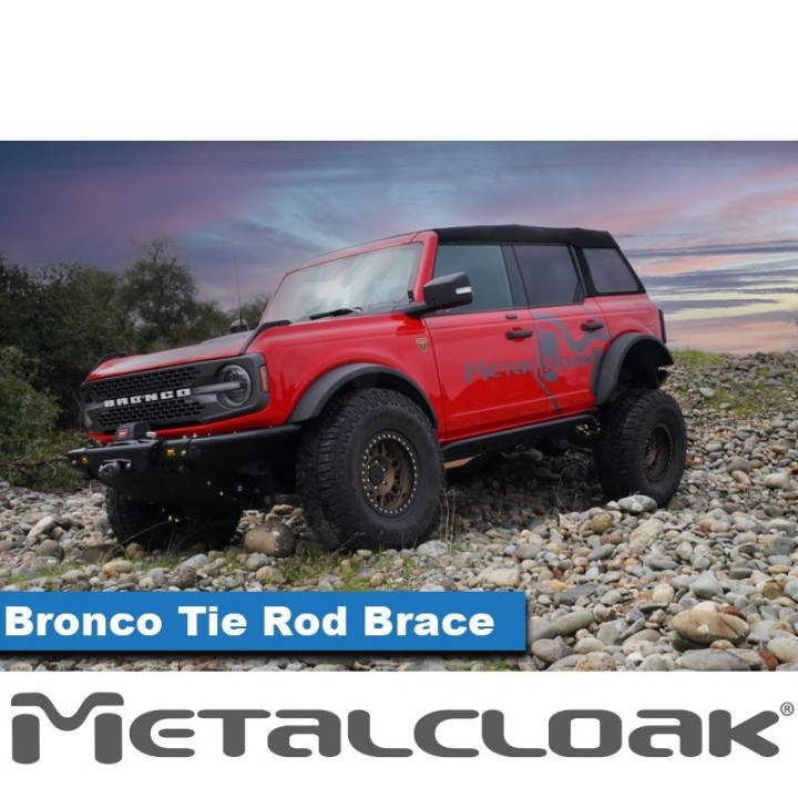 Wzmocnienie drążków kierowniczych Bronco 6G METALCLOAK - ujęcie 2
