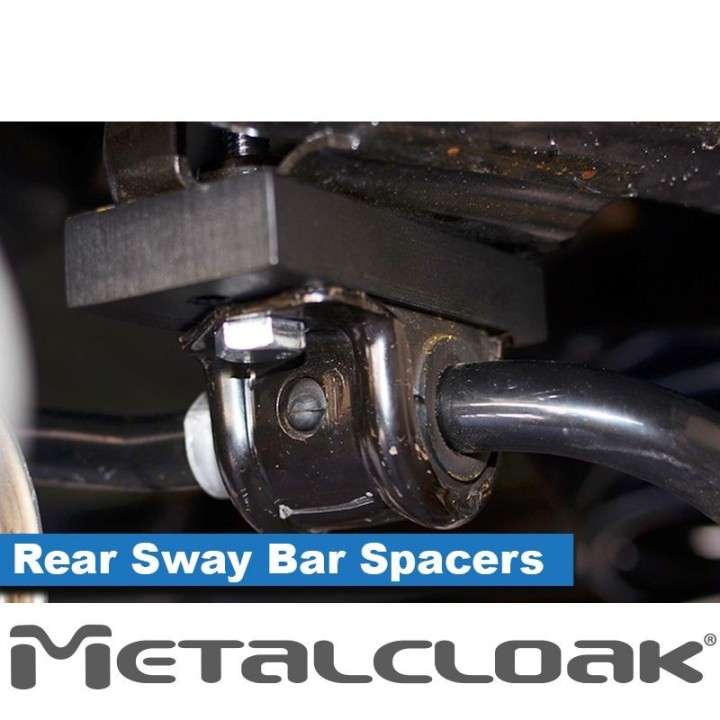 Podkładki tylny swaybara Jeep Wrangler JL JLU 1" grubości METALCLOAK
