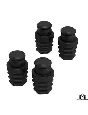 TJ/LJ Wrangler DuroSpring Replacement Bump Stops, Full Set