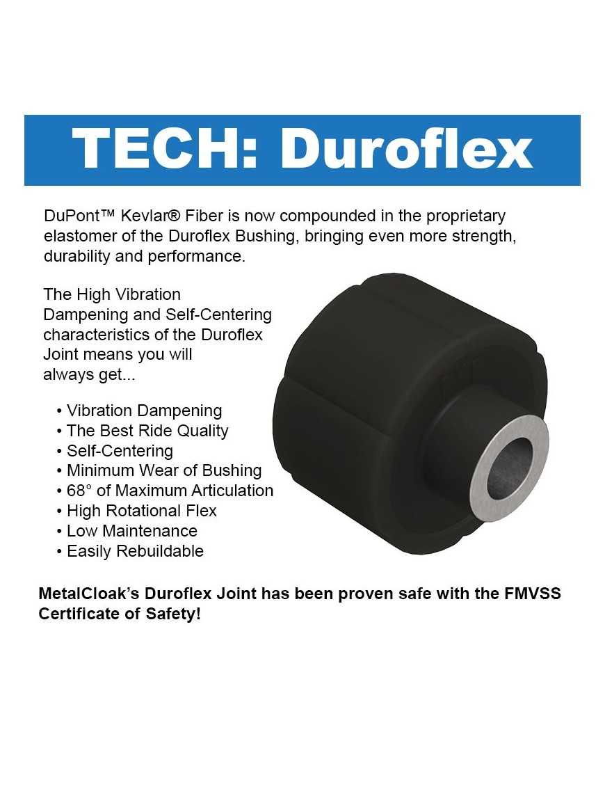 Duroflex Control Arms, TJ/LJ Upper Rear