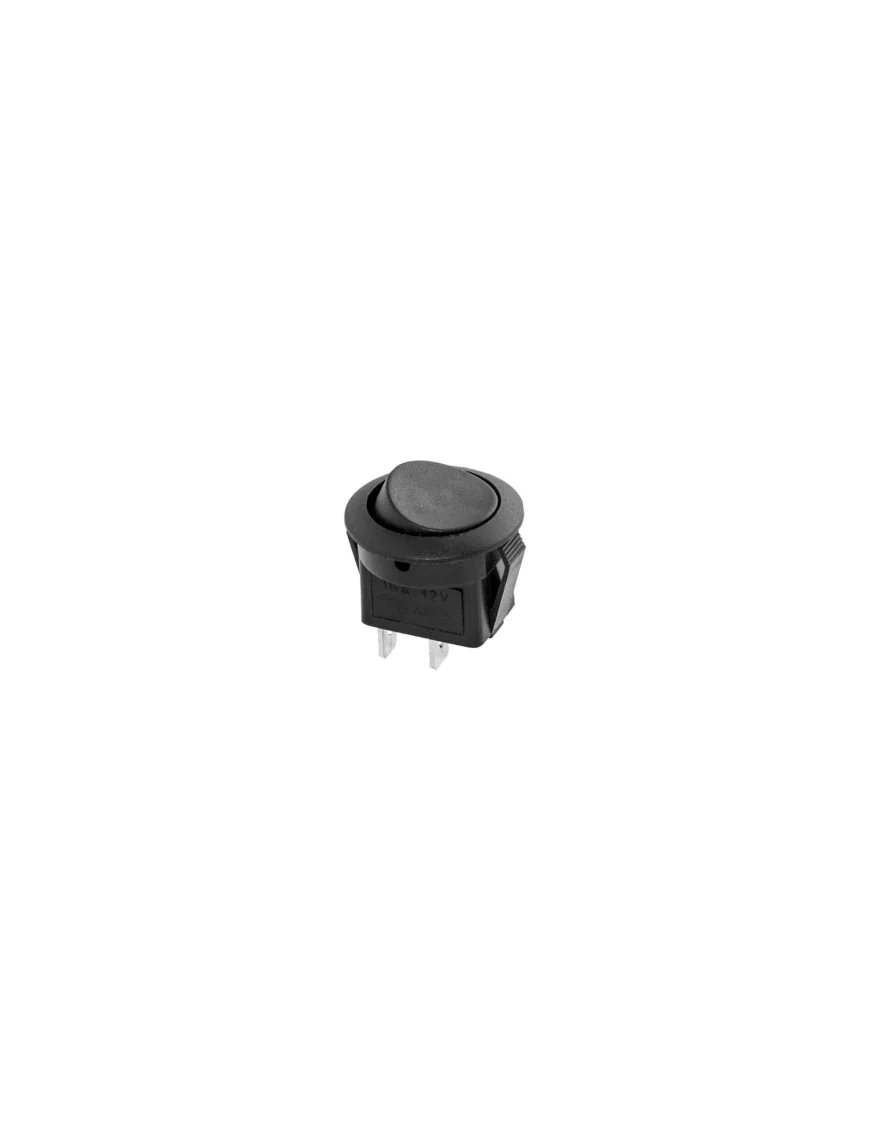 ON/OFF PRESSURE SWITCH. BLACK 1-POLE, FITS ROUND HOLE: 20MM