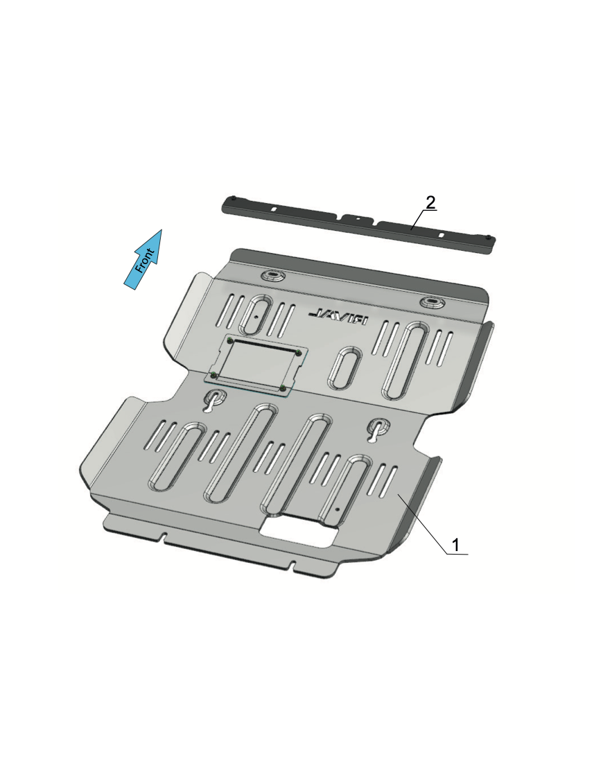 ngine Protection Plate Toyota Land Cruiser Prado 2024- Tacoma 2024