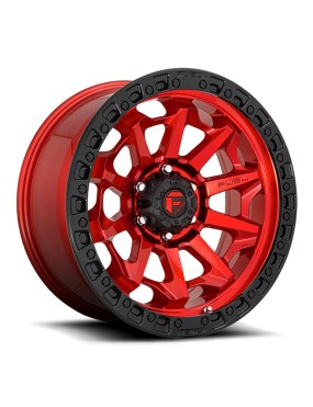 Felga aluminiowa D695 Covert Candy RED Black Bead Ring Fuel