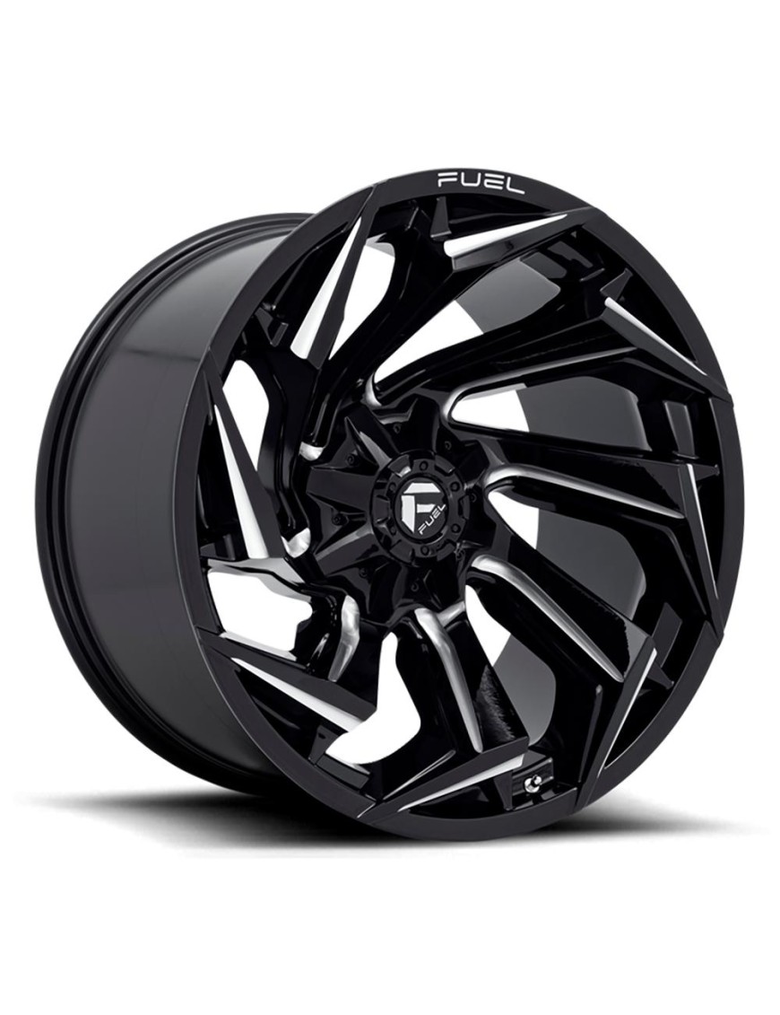 Felga aluminiowa D753 Reaction Gloss Black Milled Fuel