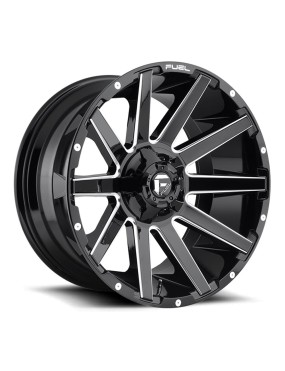 Felga aluminiowa D615 Contra Gloss Black Milled Fuel