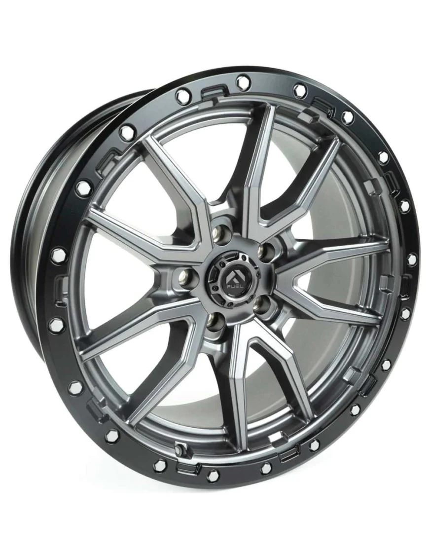 Felga aluminiowa D680 Rebel 5 Anthracite Gun Metal/Black Ring Fuel