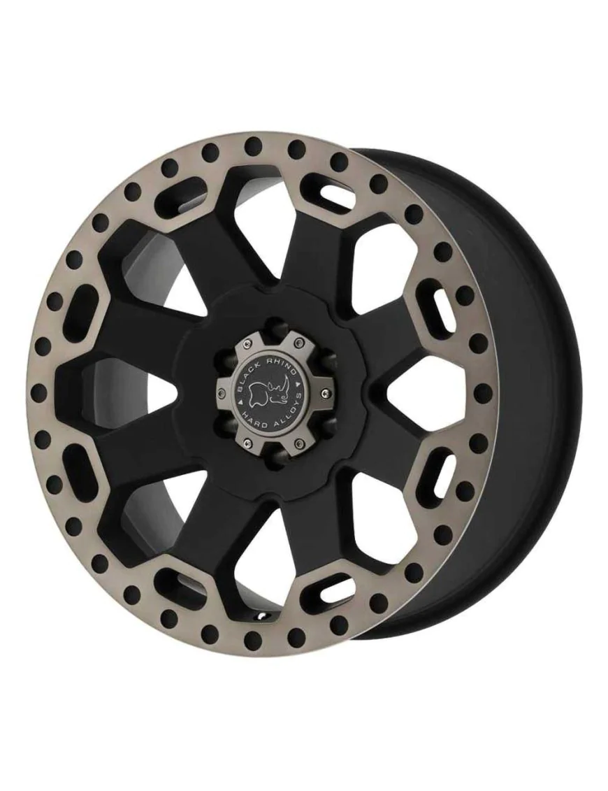 Felga aluminiowa Matte Black/Machined Dark Warlord Black Rhino