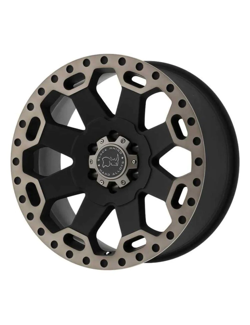 Felga aluminiowa Matte Black/Machined Dark Warlord Black Rhino
