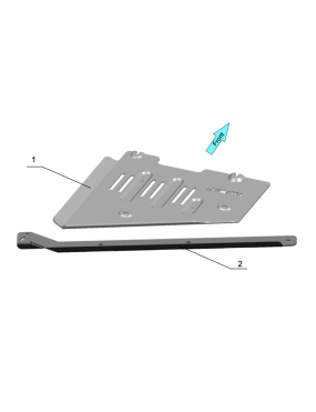 Transfer Case Protection Plate Toyota Land Cruiser Prado 2024- 2,8L