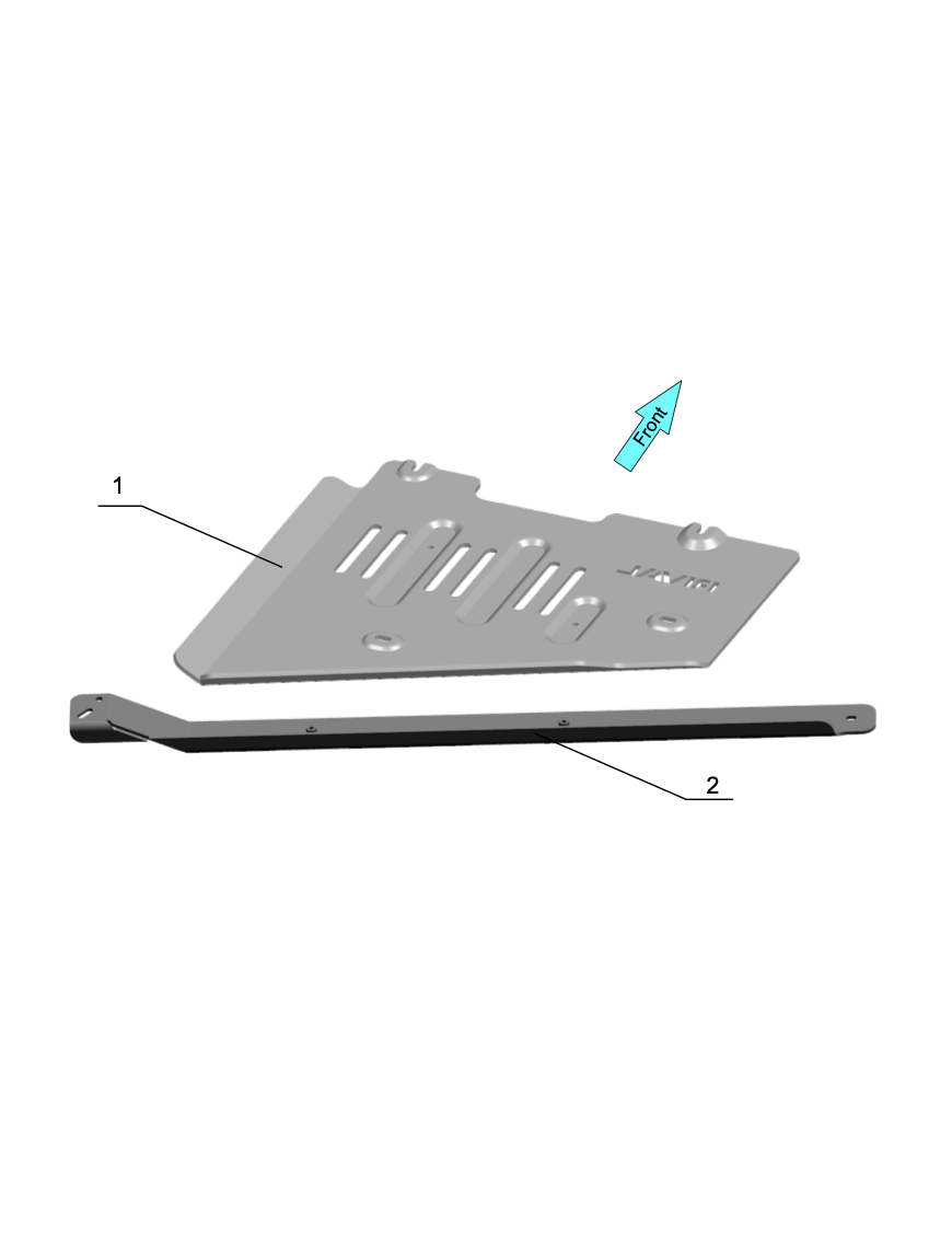 Transfer Case Protection Plate Toyota Land Cruiser Prado 2024- 2,8L