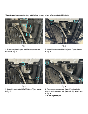 Transfer Case Protection Plate Toyota Land Cruiser Prado 2024- 2,8L
