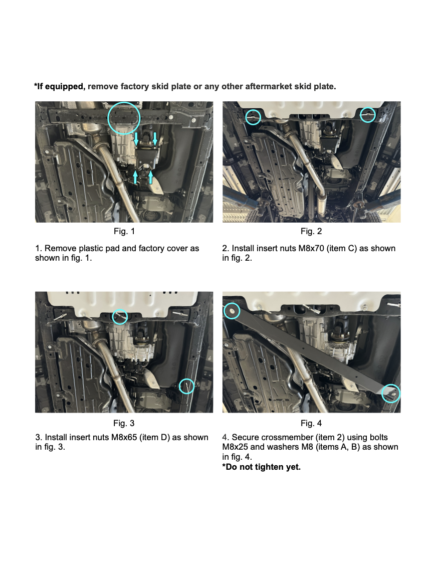 Osłona reduktora Toyota Land Cruiser 250 Prado 2024.- 2,8l | Szekla4x4.pl