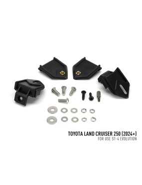Zestaw dwóch lamp LAZER ST4 Evolution z systemem montażu w fabrycznym grillu - Toyota Land Cruiser 250 (2024 -) | Szekla4x4.pl