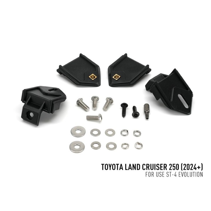 Zestaw dwóch lamp LAZER ST4 Evolution z systemem montażu w fabrycznym grillu - Toyota Land Cruiser 250 (2024 -) - ujęcie 3
