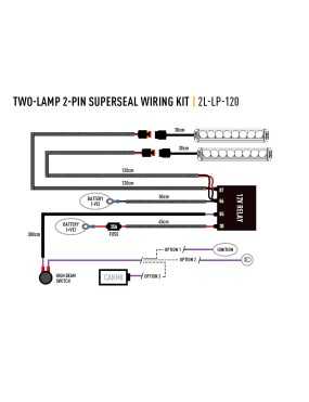 Zestaw dwóch lamp LAZER ST4 Evolution z systemem montażu w fabrycznym grillu - Toyota Land Cruiser 250 (2024 -) | Szekla4x4.pl