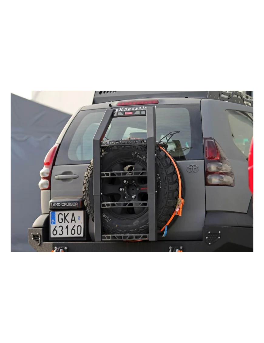 Drabinka na koło zapasowe MorE 4x4 - uniwersalna Drabinka na koło zapasowe MorE 4x4 - uniwersalna