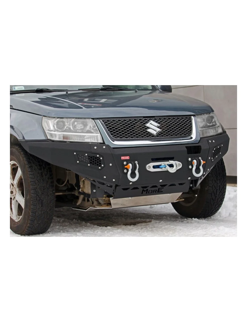 Stalowa przednia osłona podwozia, silnika - Suzuki Grand Vitara II 05-08 do zderzaka Z024