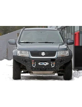 Stalowa przednia osłona podwozia, silnika - Suzuki Grand Vitara II 05-08 do zderzaka Z024