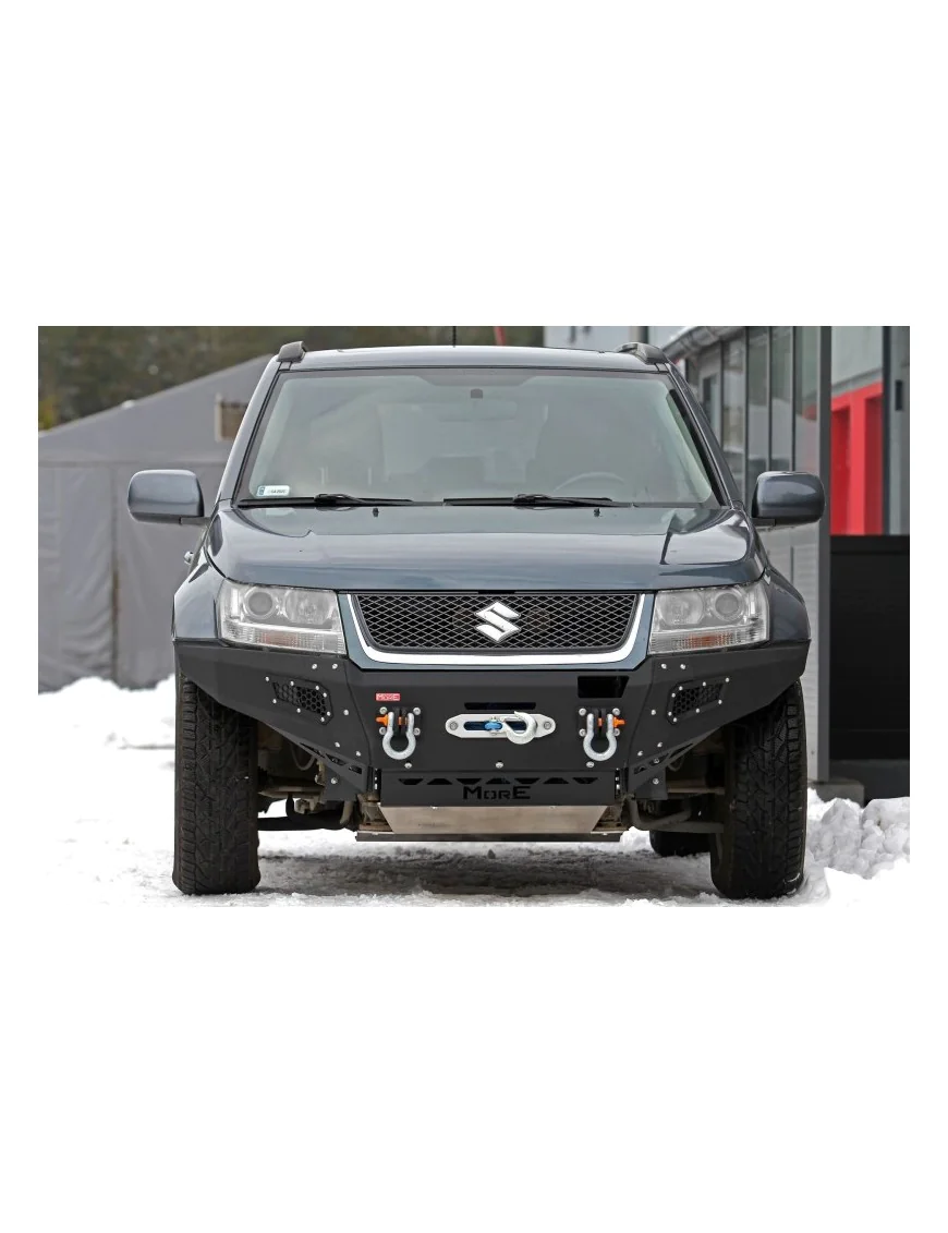Stalowa przednia osłona podwozia, silnika - Suzuki Grand Vitara II 05-08 do zderzaka Z024