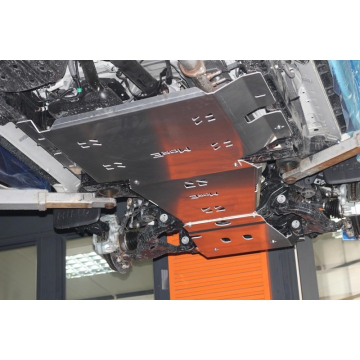 Aluminiowa osłona podwozia, reduktora - Toyota Hilux REVO