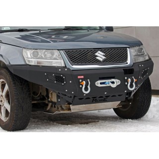 Aluminiowa przednia osłona podwozia, silnika - Suzuki Grand Vitara II 05-08 do zderzaka Z024