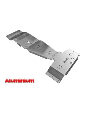 Zestaw aluminiowych osłon podwozia MorE 4x4 - Toyota Land Cruiser J120 - do zderzaka Z001