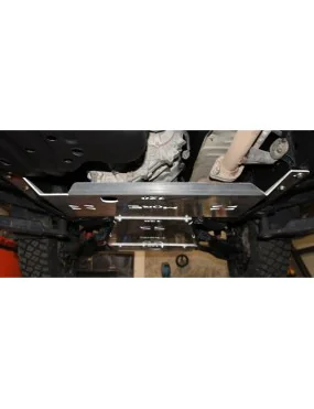 Zestaw aluminiowych osłon podwozia MorE 4x4 - Toyota Land Cruiser J120 - do zderzaka Z001