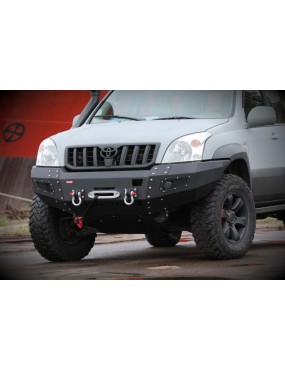 Zestaw aluminiowych osłon podwozia MorE 4x4 - Toyota Land Cruiser J120 - do zderzaka Z001