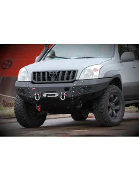 Zestaw aluminiowych osłon podwozia MorE 4x4 - Toyota Land Cruiser J120 - do zderzaka Z001