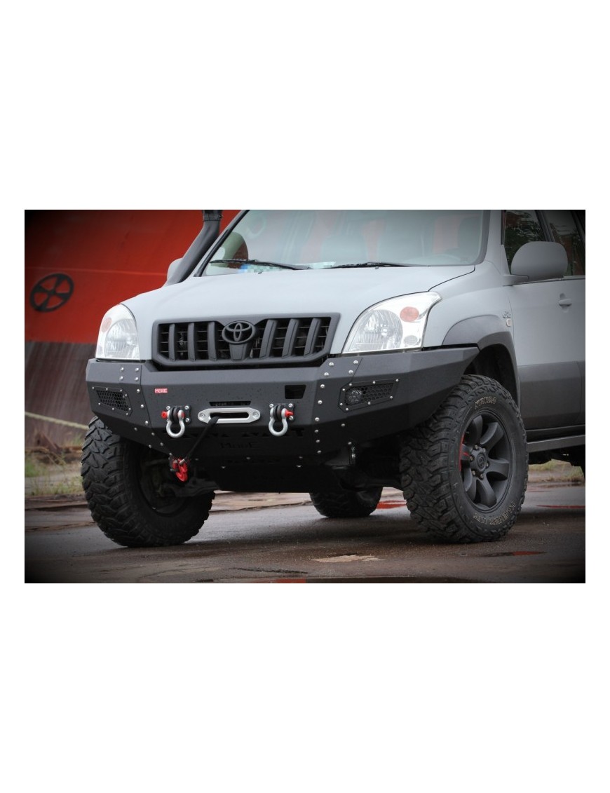 Zestaw aluminiowych osłon podwozia MorE 4x4 - Toyota Land Cruiser J120 - do zderzaka Z001