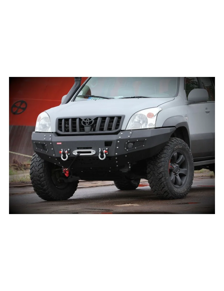 Zestaw aluminiowych osłon podwozia MorE 4x4 - Toyota Land Cruiser J120 - do zderzaka Z001