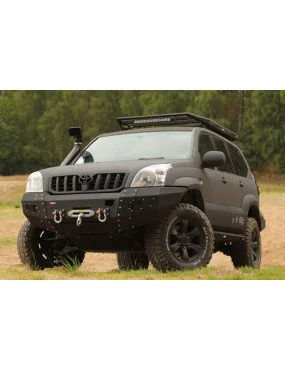 Zestaw aluminiowych osłon podwozia MorE 4x4 - Toyota Land Cruiser J120 - do zderzaka Z001