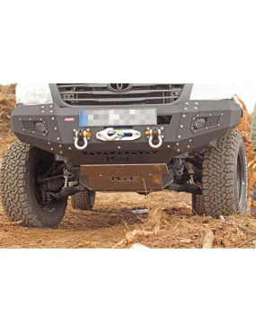 Zestaw aluminiowych osłon podwozia MorE 4x4 - Toyota Hilux Vigo 05-11 - do zderzaka Z010
