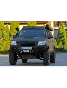 Zestaw aluminiowych osłon podwozia MorE 4x4 - Toyota Hilux Vigo 05-11 - do zderzaka Z010