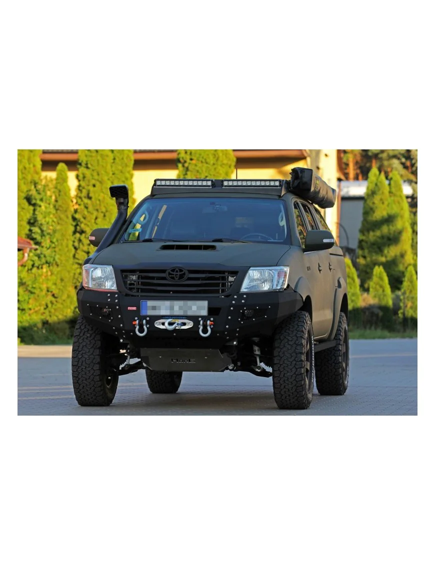Zestaw aluminiowych osłon podwozia MorE 4x4 - Toyota Hilux Vigo 05-11 - do zderzaka Z010