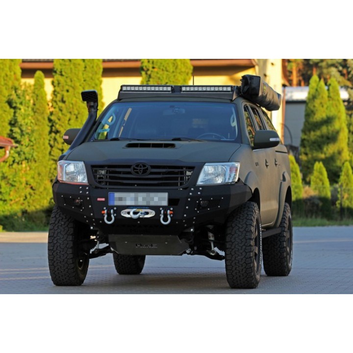 Zestaw aluminiowych osłon podwozia MorE 4x4 - Toyota Hilux Vigo 05-11 - do zderzaka Z010