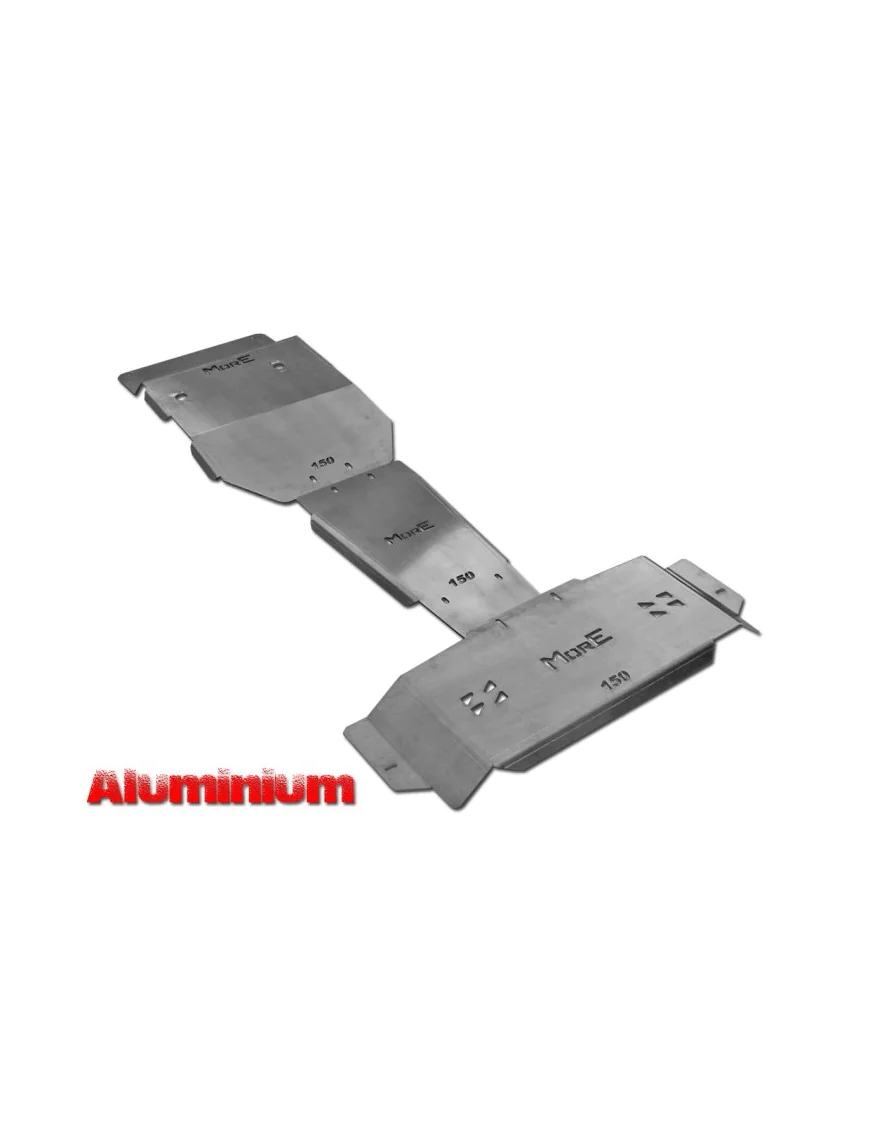 Zestaw aluminiowych osłon podwozia MorE 4x4 - Toyota Land Cruiser J150 09-14 - do zderzaka Z007