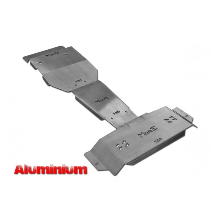 Zestaw aluminiowych osłon podwozia MorE 4x4 - Toyota Land Cruiser J150 09-14 - do zderzaka Z007