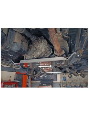 Zestaw aluminiowych osłon podwozia MorE 4x4 - Toyota Land Cruiser J150 09-14 - do zderzaka Z007