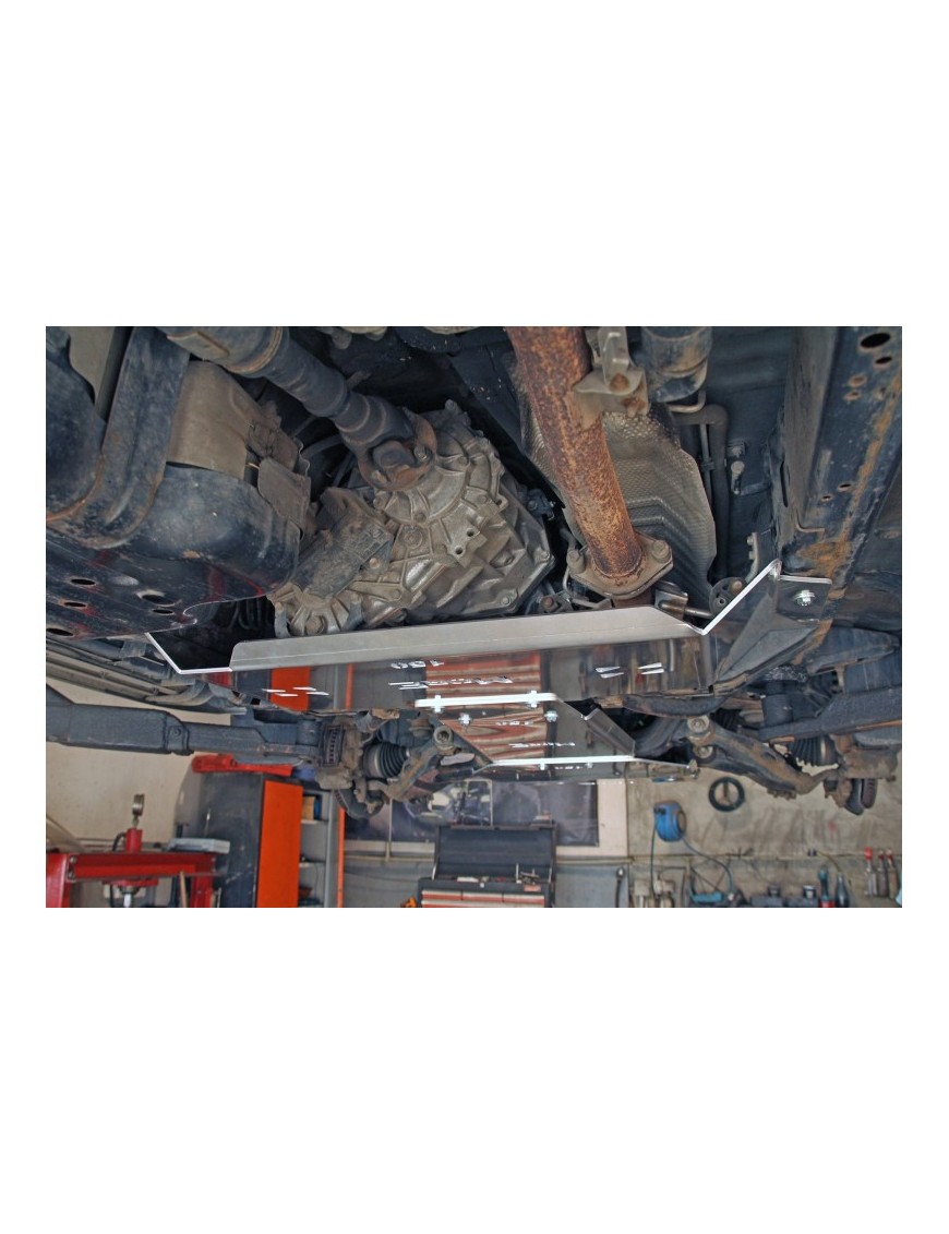 Zestaw aluminiowych osłon podwozia MorE 4x4 - Toyota Land Cruiser J150 09-14 - do zderzaka Z007