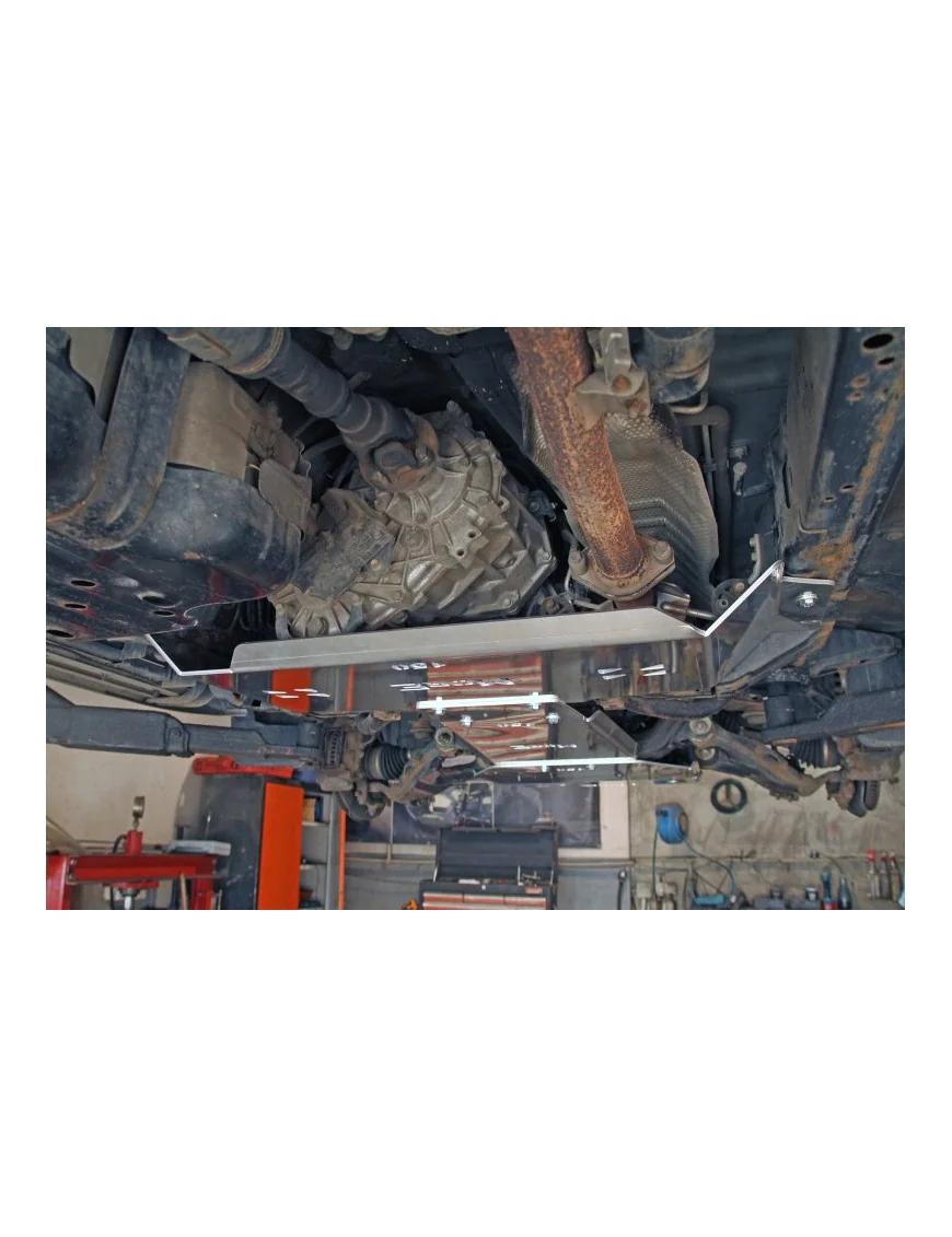 Zestaw aluminiowych osłon podwozia MorE 4x4 - Toyota Land Cruiser J150 09-14 - do zderzaka Z007