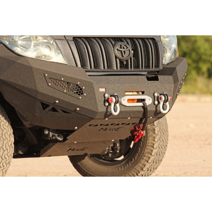 Zestaw aluminiowych osłon podwozia MorE 4x4 - Toyota Land Cruiser J150 09-14 - do zderzaka Z007
