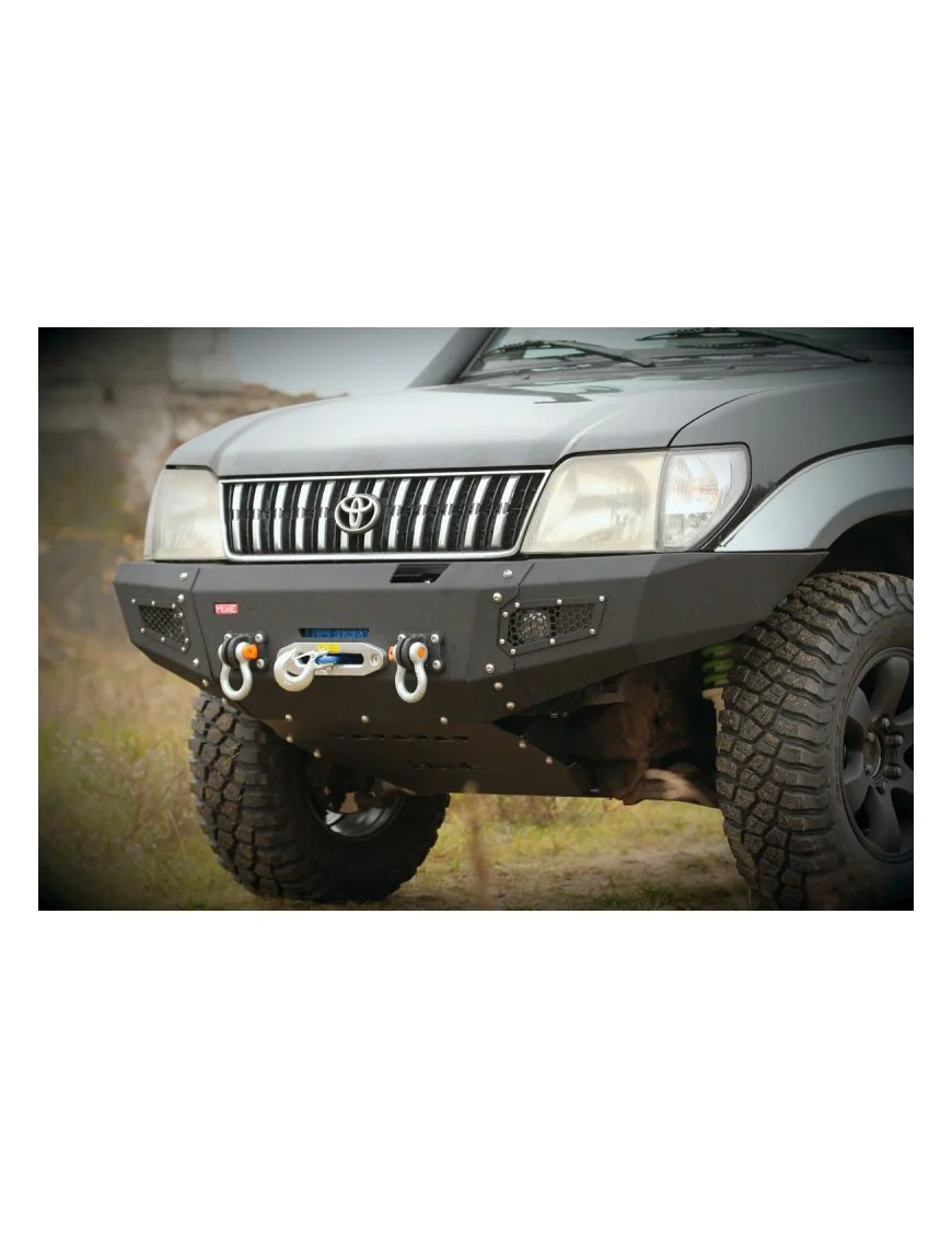 Zestaw aluminiowych osłon podwozia MorE 4x4 - Toyota Land Cruiser J90 Diesel - do zderzaka Z012